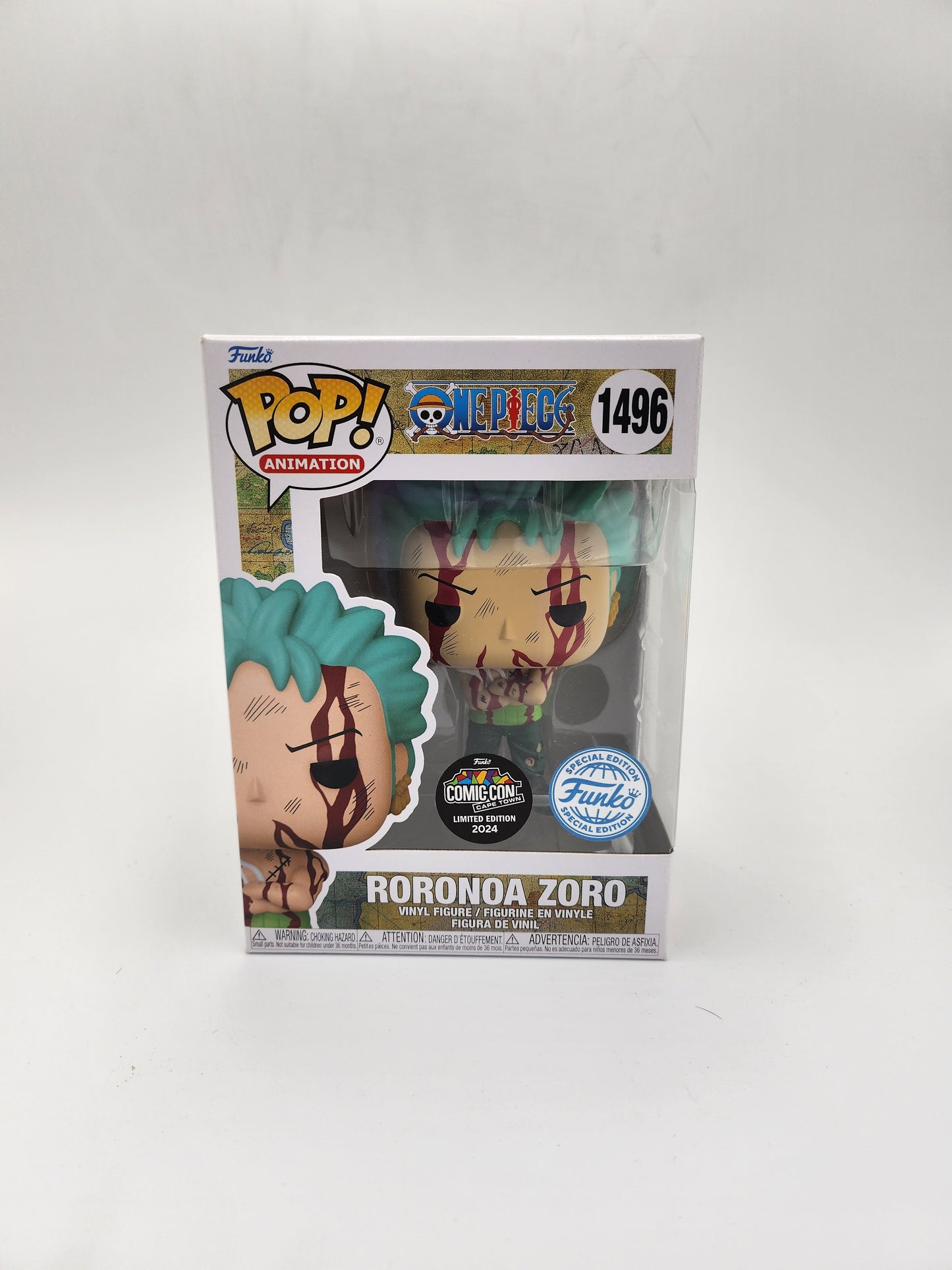 One Piece Funko Pop - Roronoa Zoro #1496 "Nothing Happened" Comic Con