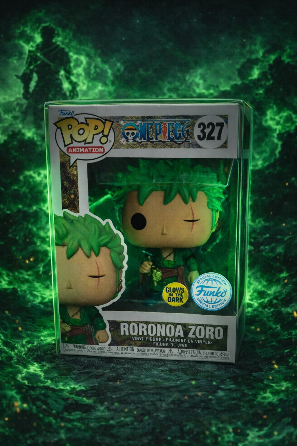 One Piece Funko Pop - Roronoa Zoro #327 Glow in the Dark