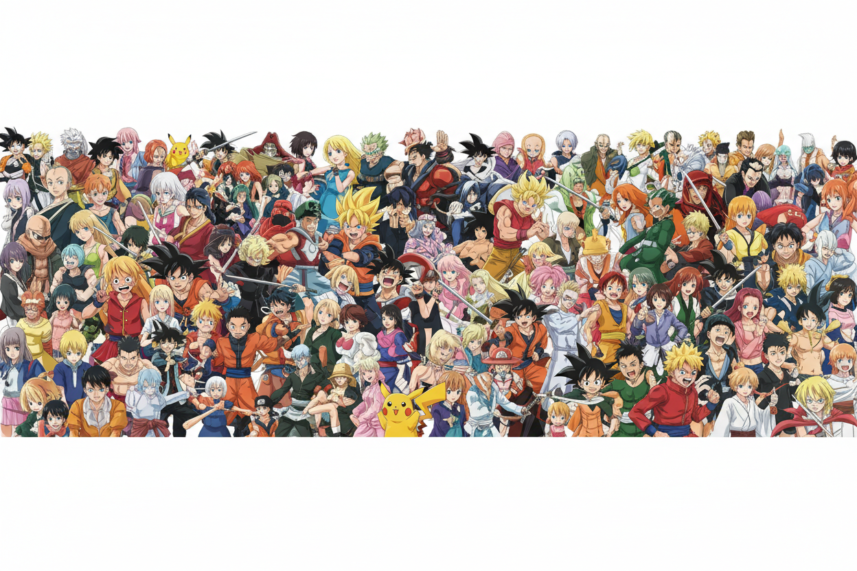 Anime collage banner